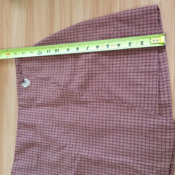 Emory Park Plaid Faux-wrap Skirt Size Small - Picture 5 of 6